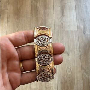 Elegant Gold and Silver Women's Bracelet